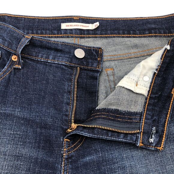 Levis Womens Relaxed Straight Leg Jeans Size 29 Dark Wash Comfortable Classic - Picture 8 of 9
